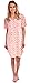 Pink Lady Women's Cotton Knit Short Sleeve Butterfly Nightgown