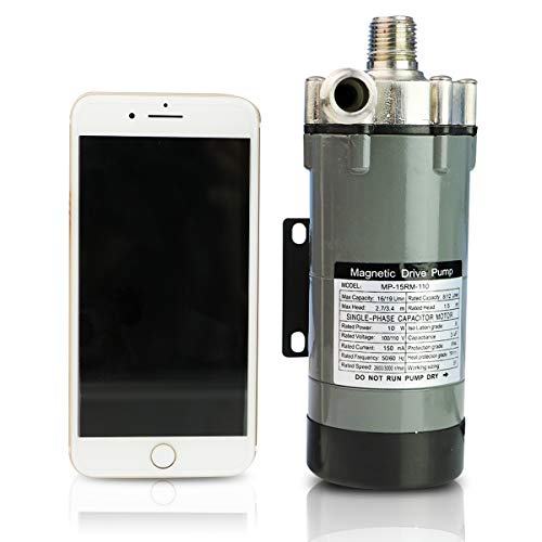 image for BACOENG Stainless Steel 115 Volt Inline Home Brewing System Beer Pump,