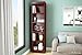 South Shore Axess 5-Shelf Narrow Bookcase, Royal Cherry