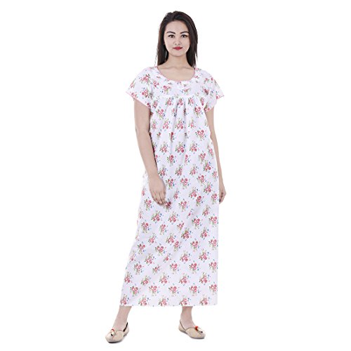 white christmas dresses Black Coloured Block Print Cotton Nighty – South India Shopping Mall