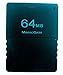 hossen New 64MB 64 MB Memory Save Card for Playstation 2 PS2 Console Game, Black (SKL-10020)