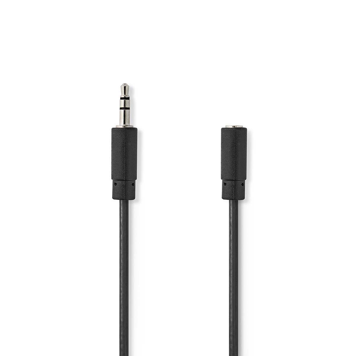 Nedis CAGP22050BK50 Stereo Audio Cable | 3.5 mm Male - 3.5 mm Female | 5.0 m | Black