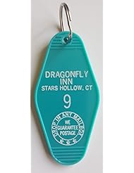 Gilmore Girls DRAGONFLY INN Room #9"PEACE. QUIET. COFFEE." Inspired Key Tag