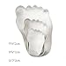 Foot Cookie Cutter for Baby Girl Boy Shower , Footprint, Party Favors Set of 3 (Foot)