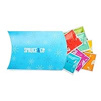 Spruce & Co - Natural All Purpose Cleaning Wipes - Nontoxic Screen Cleaner Wipes for Electronic Device Screens (Blue Gift Set)
