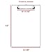 Acrimet Clipboard Letter Size A4 (13” x 9 1/16”) Low Profile Clip (Hardboard) (6 Pack)