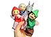 Babytree 4X Finger Puppets Children's Storytelling Helper Hand Puppets.Little Red Riding Hood TY041