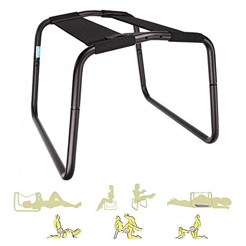 Flexmus Jubilee Chair for Sexual Positions, Multifunctional Sex Chairsex Furniture Stool Bounce, Flexible Change Position, Unisex for Both Men and Women (Black)