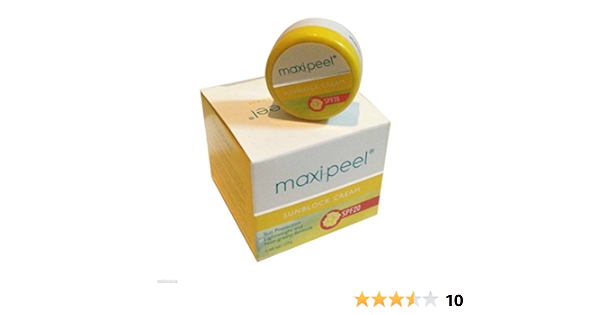 maxi peel moisturizer price