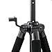 ZOMEI 65” Camera Tripod Compact Light Weight Travel Aluminum Camera/Phone Tripod for Canon Nikon with 2PC Quick Plates and Universal Phone Mount 11 lbs Load (Black)