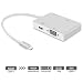 USB 3.1 Type C to HDMI Adapter, Topoint USB-C to HDMI DVI 4K VGA USB Adaptor Converter for 2016/2017/2018 MacBook/MacBook Pro, 2018 MacBook Air primary