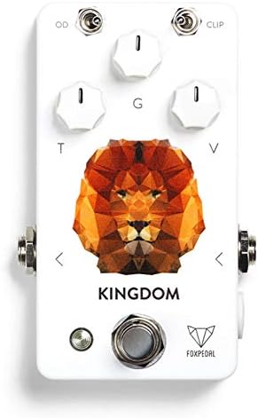Foxpedal Kingdom Overdrive (White/Polygon Lion)
