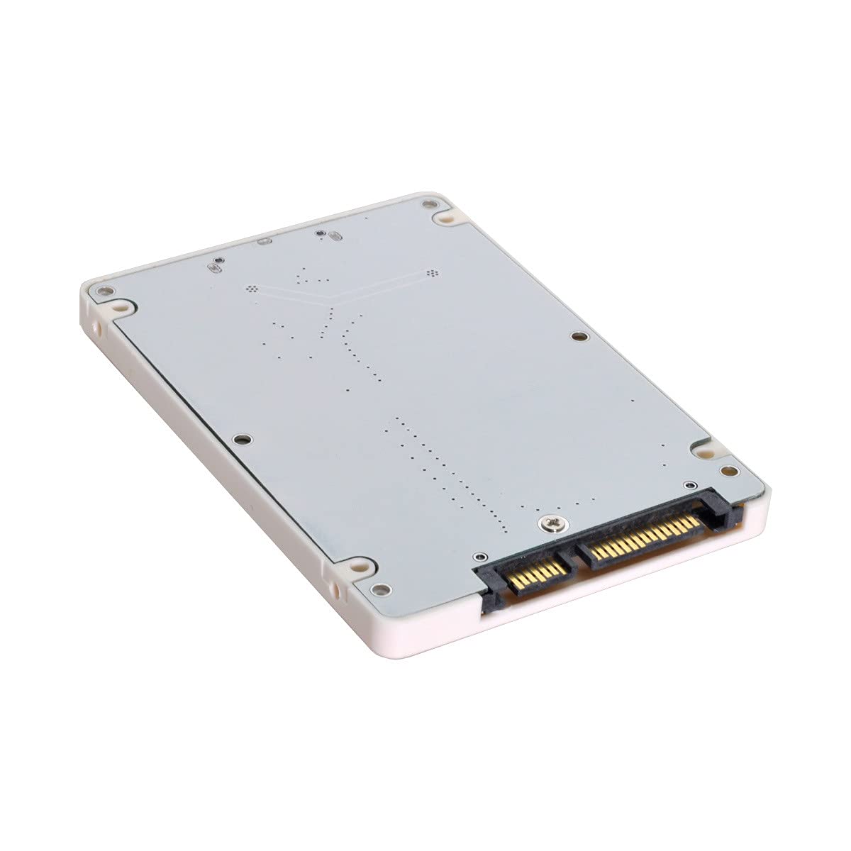 NFHK 2.5" SATA 22pin to Mac A1425 A1398 MC975 MC976 MD212 MD213 ME662 ME664 ME665 SSD hard disk case Enclosure White — image 1