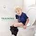 Potty Training Seat - Toddler Toilet Seat Cover w/Integrated Splash Guard | Fits Round & Oval Toilet Seats | Safe & Easy to Use, No Messy Clean Up | Toilet Training, Potty Trainer, Child Toilet Seat