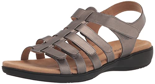 Trotters Tiki Womens Sandal 7 E US Pewter