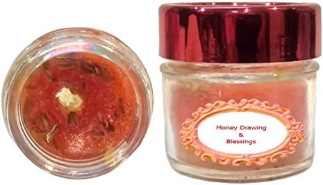 Candle For Wealth Money Drawing Blessing Cash Abundance Ritual Spiritual by Positive Aroma