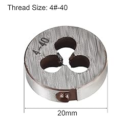 uxcell #4-40 UNC Round Die, Machine Thread Right
