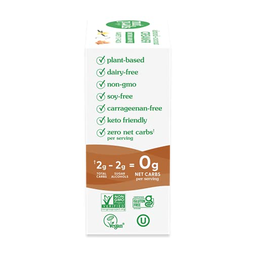 nutpods Ketofriendly Variety 3 Pack Sweetened coffee creamer, Zero