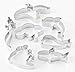 Fox Run Marine Life Cookie Cutter Set, Stainless Steel, 7-Piece
