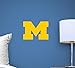 FATHEAD NCAA Michigan Wolverines Teammate Logo Decor, Multi, 11 x 10 x 0.05