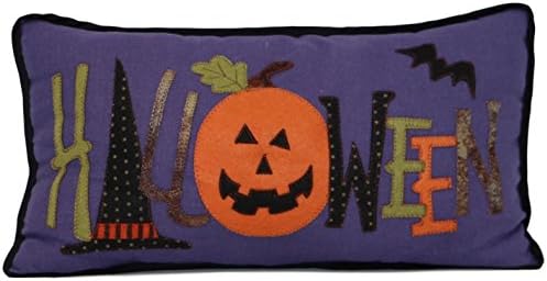 Halloween Pumpkin Pillow 10x17 inches