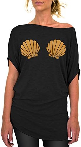 Mermaid Seashells Women's Slouchy Tee Shirt