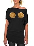 Mermaid Seashells Women's Slouchy Tee Shirt