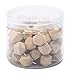 HIYUMY Wood Push Pins, Decorative Wooden Thumb Tacks for Home Office Cork Bullet in Boards Map Craft Projects Picture Calendar Photos (50 Pieces)