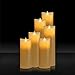 Air Zuker Set of 6 Flameless Candles Pillar LED Candle Battery Operated Candles Flickering Dancing LED Candle Real Wax Candle Motion Candle with Timer and 10-key Remote