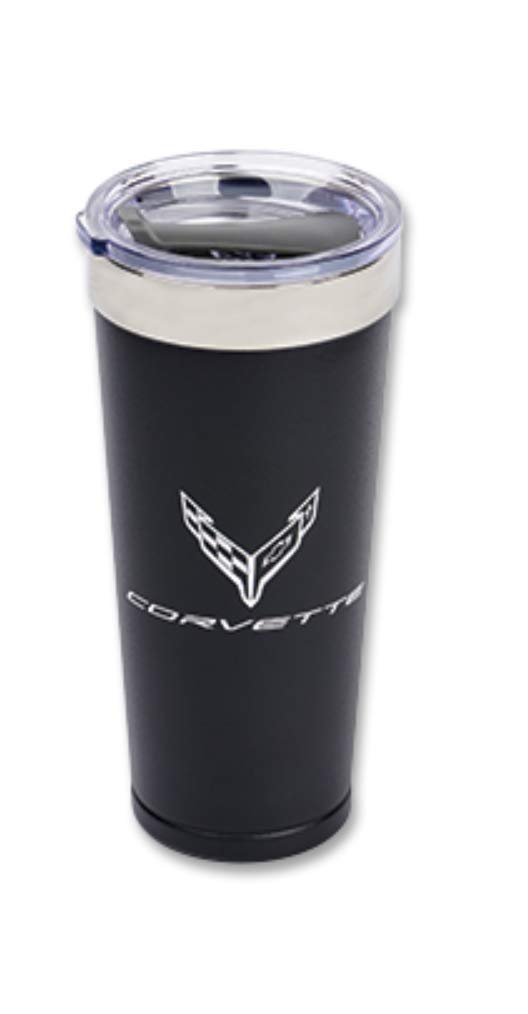 C8 Corvette Next Generation Polar Tumbler 20oz - Travel Mug Cup Black)