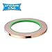 Oubaka Copper Foil Tape,Copper Tape Double-Sided Conductive Adhesive for EMI Shielding,Paper Circuits,Electrical Repairs,Grounding(1/4