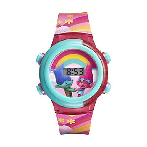 Official Dreamworks Trolls LCD Digital Girls Wristwatch - New Christmas Movie Gift