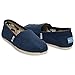 Toms Women's Classic Canvas Navy Slip-on Shoe - 7.5 B(M) US
