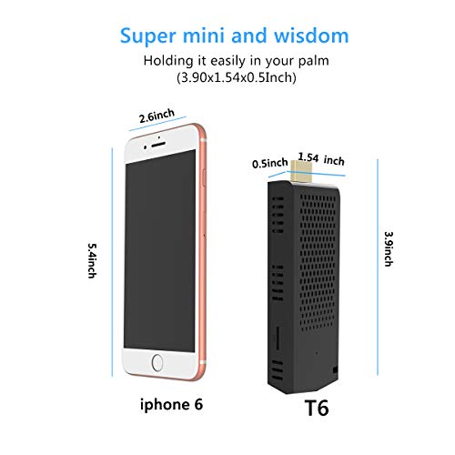 Mini PC Stick,Windows 10 Pro(64-bit) Intel Atom Z8350 Fanless Mini Computer 2GB DDR 32GB eMMC Support 4K HD,2.4G/5G WiFi,Gigabit Ethernet,BT 4.2