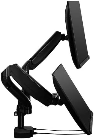 Gelid Solutions FlexMount monitor holder, gas spring monitor holder table holder with 2 arms for 2 monitors - Image 3