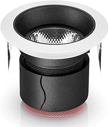 SCON 12W 3" Downlight Special Design Directional Dimmable LED Gimbal Recessed Light (3000K)(1 Pack)