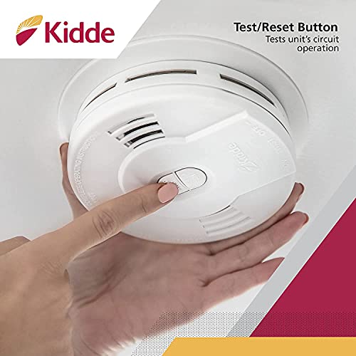 Kidde Smoke Detector, 10Year Battery, LED Indicators, Replacement