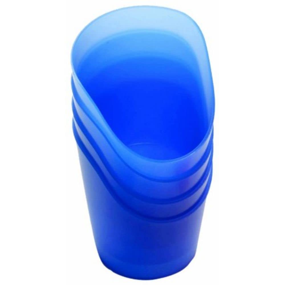 NRS Healthcare H89094 Flexi-Cut Cups 60 ml (2 fl.oz) Capacity in Blue - Pack of 5