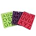Vibola 3pcs/1set Mold 26 English Letters Number Silicone Mold Alphabet Fondant Cake Decorating Tools Chocolate Cupcake Mold Kitchen Accessories