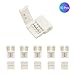 HitLights LED Light Strip Connector, 10mm Multi Color 5050 Strip to Strip, 10 Pack