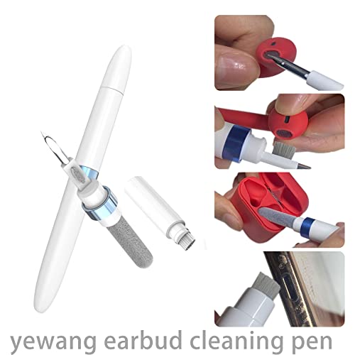 Earbud Cleaning Pen，Headphone Cleaning Pen for Multi-Function Cleaner Kit Soft Brush for Bluetooth Headphone Cleaning Pen Set Tool for Lego Huawei Samsung Mi Earbuds