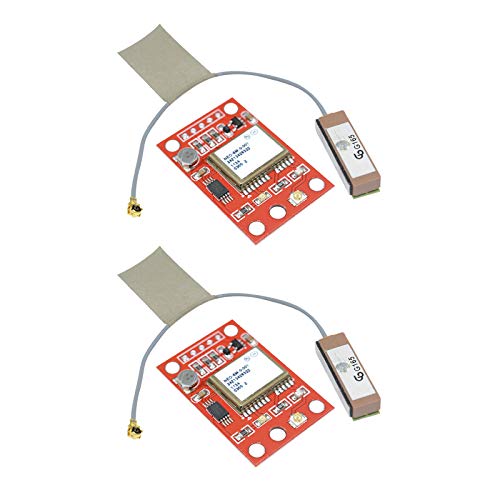 Aideepen 2 PCS GY-NEO6MV2 NEO-6M GPS Module NEO6MV2 With Flight Control Board EEPROM MWC APM2 APM2.5 Large Antenna Controller