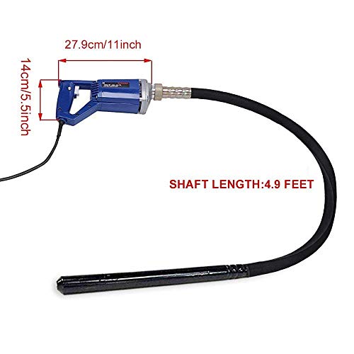 Hand Held Concrete Vibrator 1 HP 750W Electric 13000 Vibrations per Minute(750 W) Hand Held Concrete Vibrator 1 HP 750W Electric 13000 Vibrations per Minute(750 W)