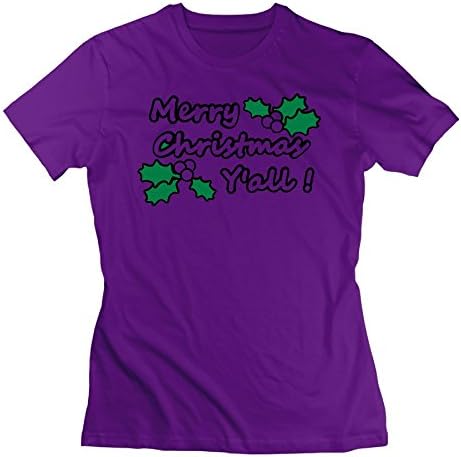 LiyingSong Women's Merry Christmas Y'all T-Shirt