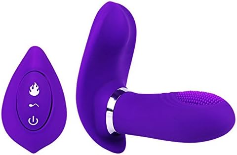 Vibratr Con Control 7 Speed Heating Wearable Wireless G Spot Vibratr FunnyKing New Style Toys Woman Adullt Vibratrs Women Toy,9 Inch Bullet