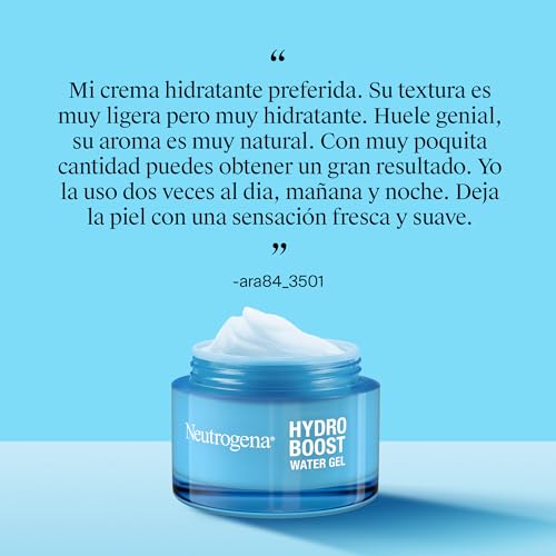 Hydro Boost Gel de Agua Hidratante Facial Ligero, 50 ml, 2 uds