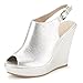 DREAM PAIRS Women's Open Peep Toe High Platform Summer Wedge Sandals