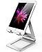 iPad Holder, iPhone Stand, Nintendo Switch Stand Adjustable, iPad Pro Stand for Desk, Foldable iPad Mini Stand or Tablets (4-12 inch) -Silver
