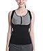 Waist Cincher Tank Top Body Curves Trainer-HAMACTIV No-Zipper Corset Shaper for Weight Loss Sport Workout Tummy Fat Burner Adjustable No-Chest Yoga Slimming Clothes Vest