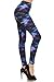 Leggings Depot High Waisted Floral & Space Print Leggings for Women-Full Length-R553, Galaxy, One Size